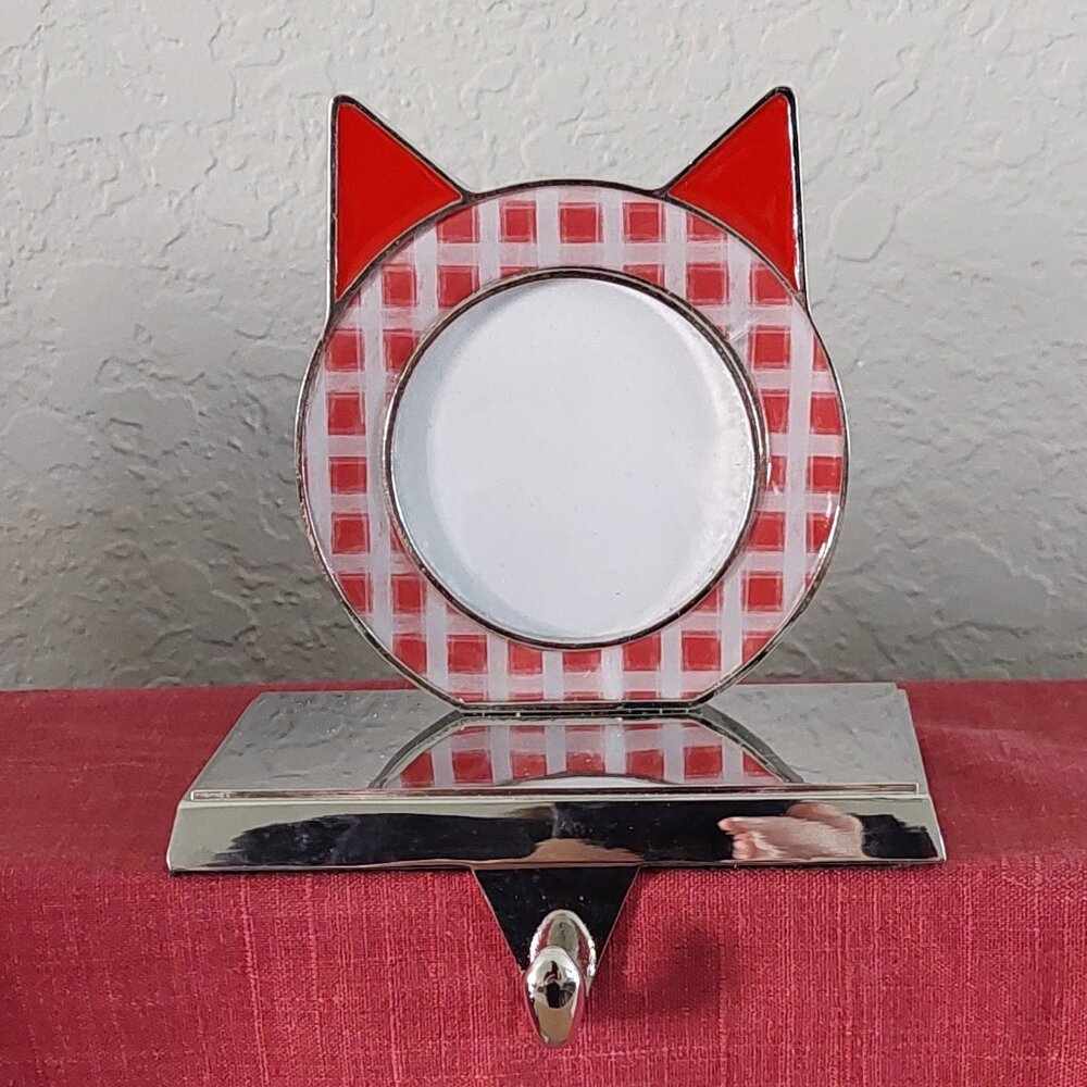New Cat Photo Frame Stocking Holder